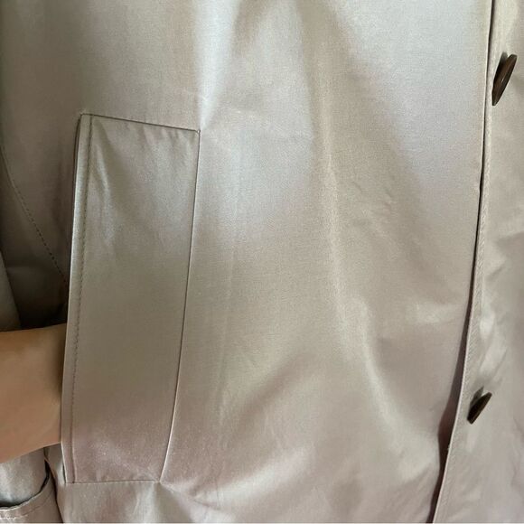 BOSS Hugo Boss Men’s Light Tan Trench Coat 46R - Picture 3 of 14